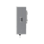 Boczny widok hybrydowego falownika Felicity T-REX-KLP3G01 10 kW z modułem SmartMeter na białym tle