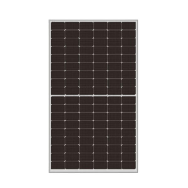 Monokrystaliczny panel Jinko Solar na białym tle JK550M-72HL4 V SF 550 W, 72 ogniwa, srebrna rama.